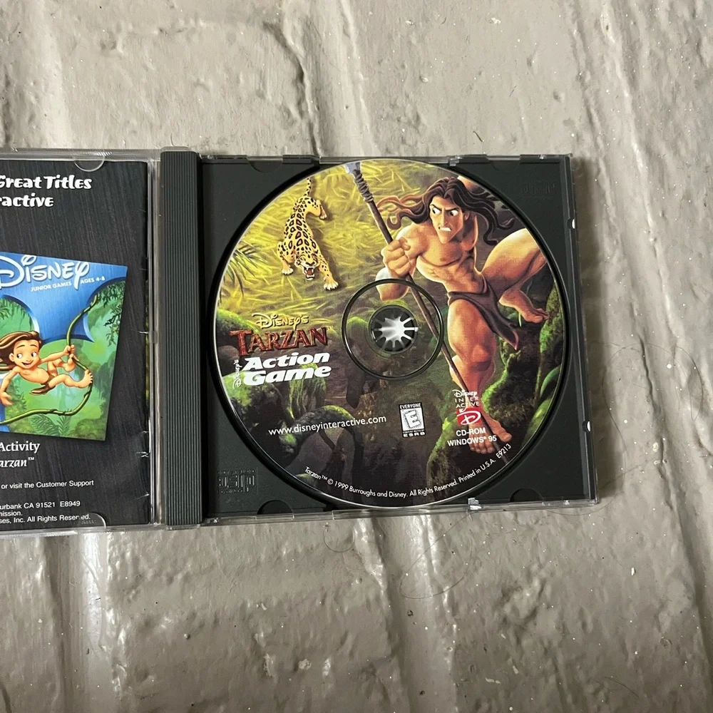 Vintage Disney Tarzan cd-rom game